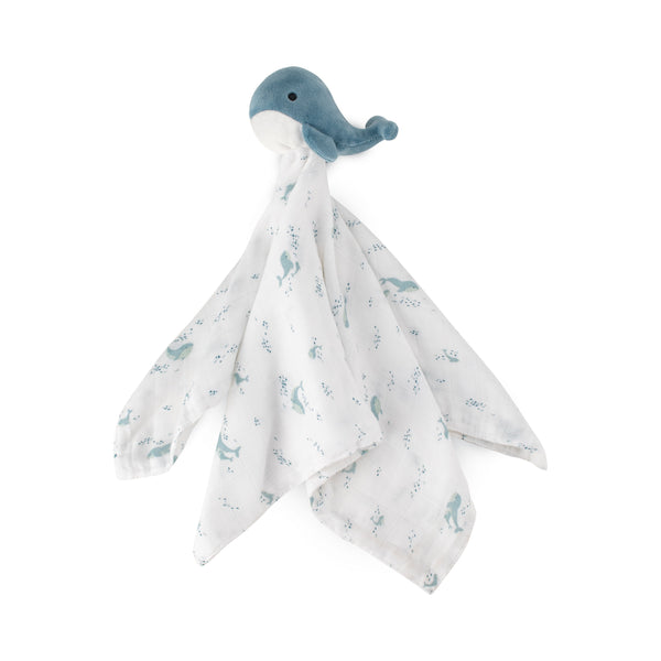 Little Bamboo Baby Comforter / Security Blanket - Wally the Whale