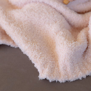 Little Bamboo Marshmallow Soft Pique Blanket - Soft Rose