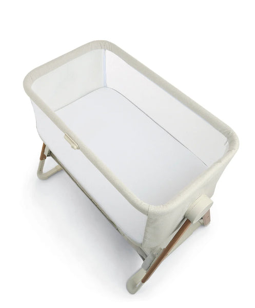 Mamas & Papas Lua V2 Bedside Cot - Fawn