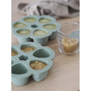 Beaba Silicone Multiportions Freeze Pots 90ml - Sage Green