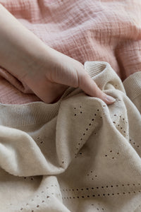 BIBS Knitted Blanket - Pointelle