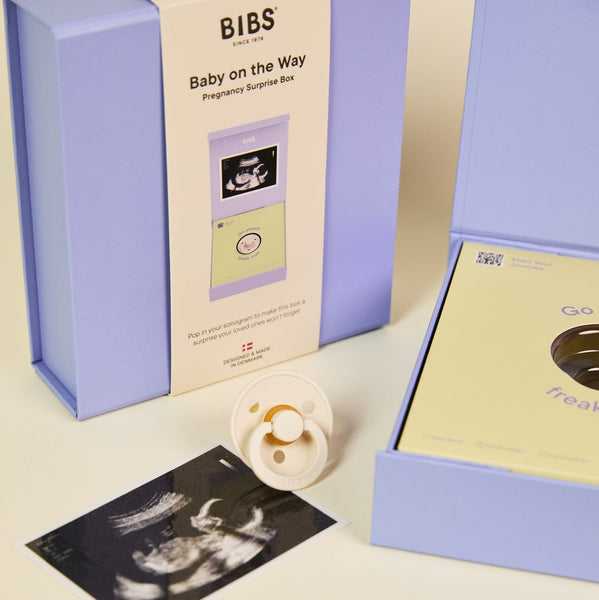 BIBS Gift Set Baby On The Way - Ivory