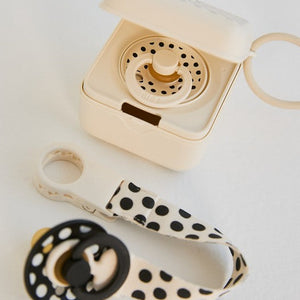 BIBS Gift Set Soothe & Go - Polka Ivory/Black