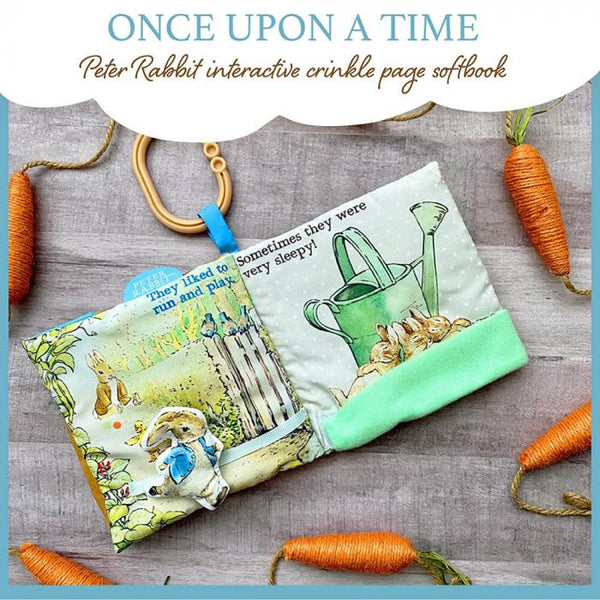 Peter Rabbit Once Upon a Time Soft Book - Blue