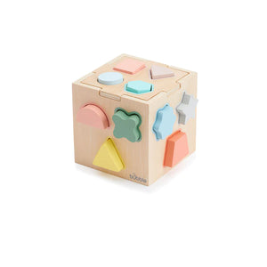 Bubble Wooden Shape Sorting Cube