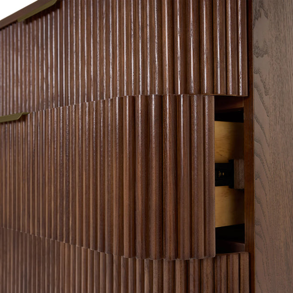 BabyRest Juno Chest 3 Drawer - Walnut