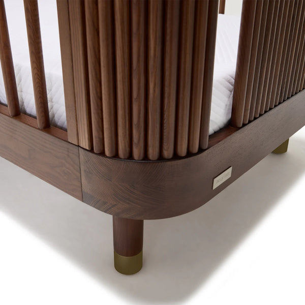 BabyRest Juno Cot - Walnut