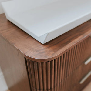 BabyRest Juno Chest 3 Drawer - Walnut