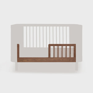 BabyRest Juno Junior Bedrail - Luxe Walnut