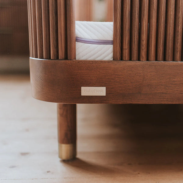 BabyRest Juno Cot - Walnut