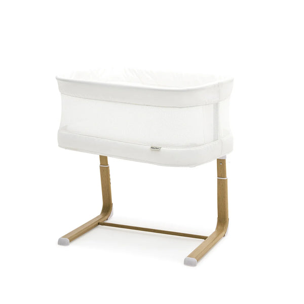 BabyRest Swan Smart Electric Bassinet - White/Natural