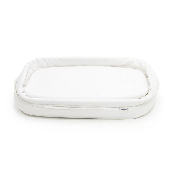 BabyRest Swan Smart Electric Bassinet - White/Natural