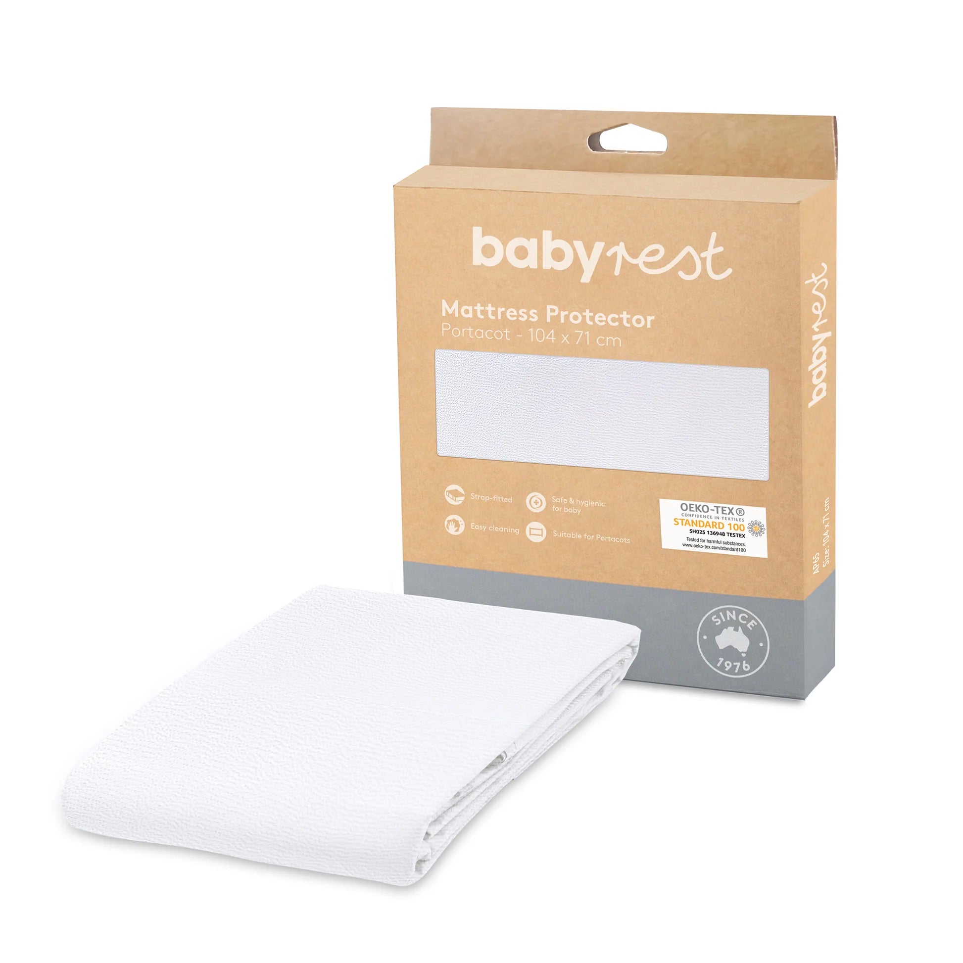 BabyRest Mattress Protector Portacot 1040 x 710