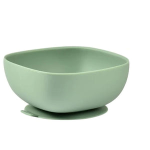 Beaba Silicone Suction Bowl -Sage Green