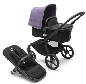 Bugaboo Fox5 Pram Black/Astro Purple - Ex-Display