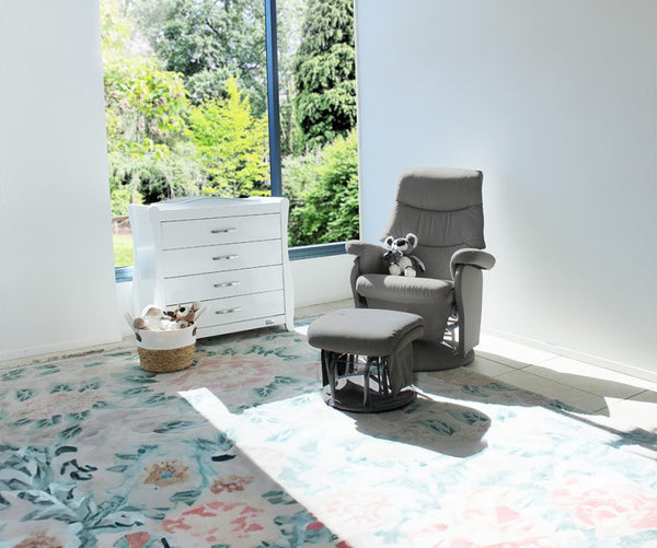 Babyhood Manhattan Feeding Glider Chair & Ottoman