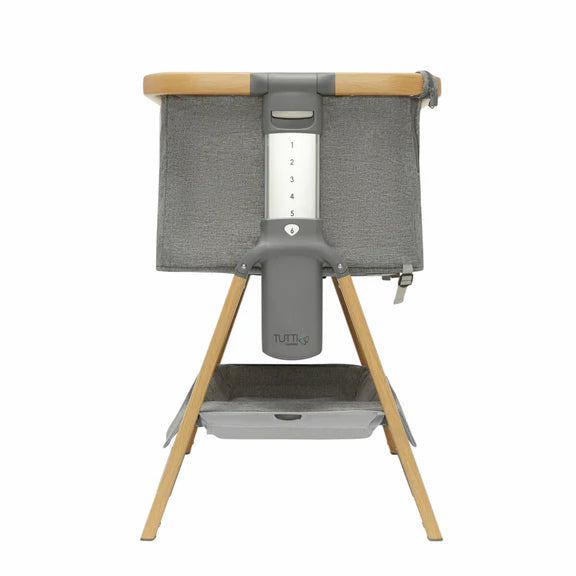 Il Tutto CoZee Breeze Plus Bedside Crib - Oak/Charcoal