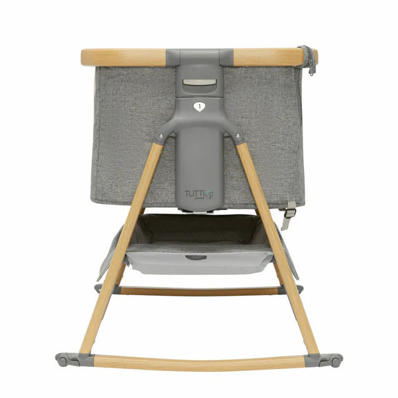 Il Tutto CoZee Breeze Plus Bedside Crib - Oak/Charcoal