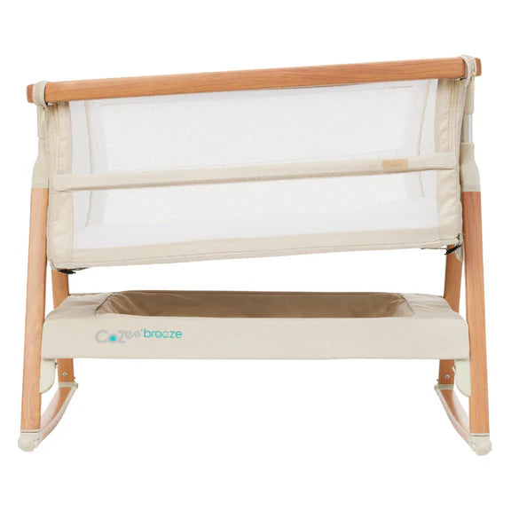 Il Tutto CoZee Breeze Plus Bedside Crib - Scandinavian Walnut/Ecru