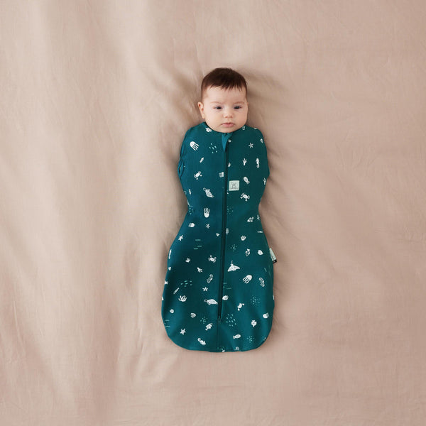 ErgoPouch Cocoon Swaddle Bag 1 Tog - Ocean