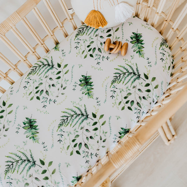 Snuggle Hunny Fitted Bassinet Sheet/Change Mat Cover - Enchanted