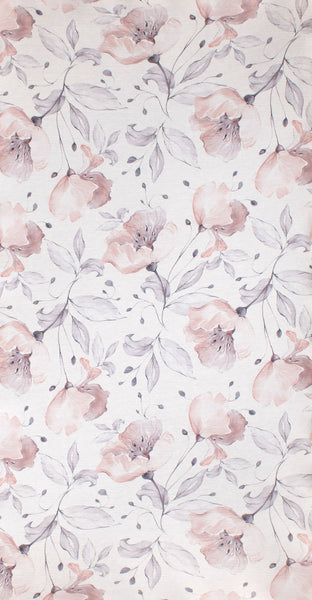 Cocoon Fitted Cot Sheet - Floral Art