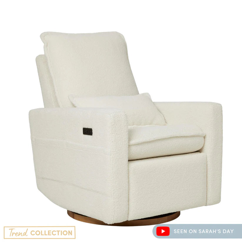 iL Tutto Frankie Electric Recliner Glider Nursery Chair - Coconut Teddy
