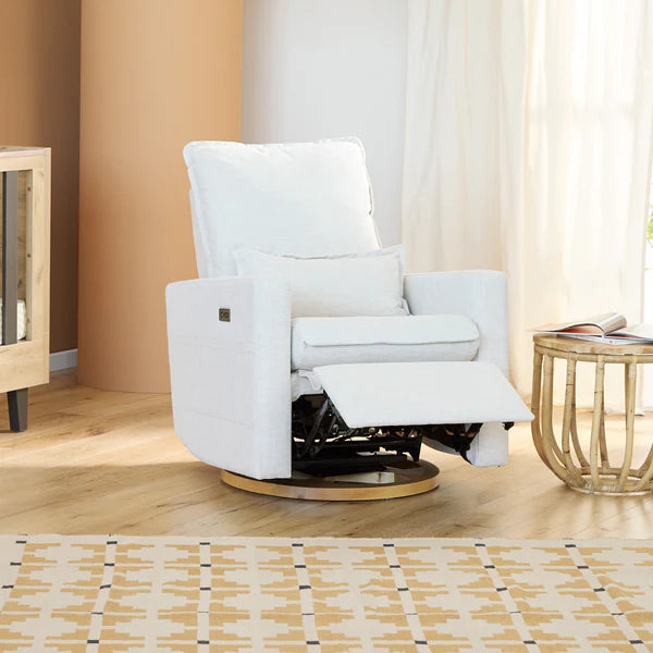 iL Tutto Frankie Electric Recliner Glider Nursery Chair - Egg Shell