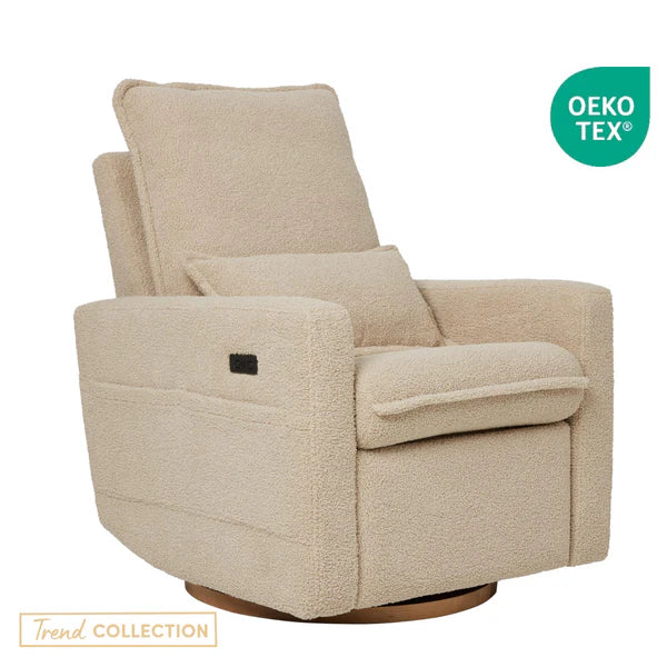 iL Tutto Frankie Electric Recliner Glider Nursery Chair - Taupe Teddy