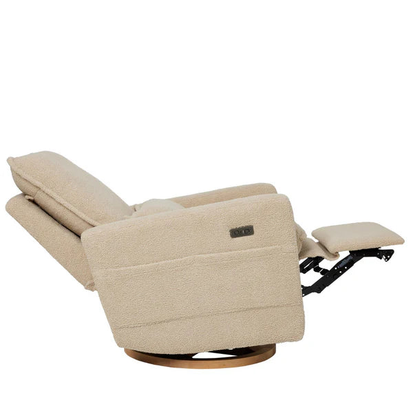 iL Tutto Frankie Electric Recliner Glider Nursery Chair - Taupe Teddy