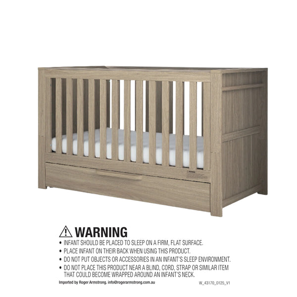 Mamas & Papas Franklin Cot - Light Oak
