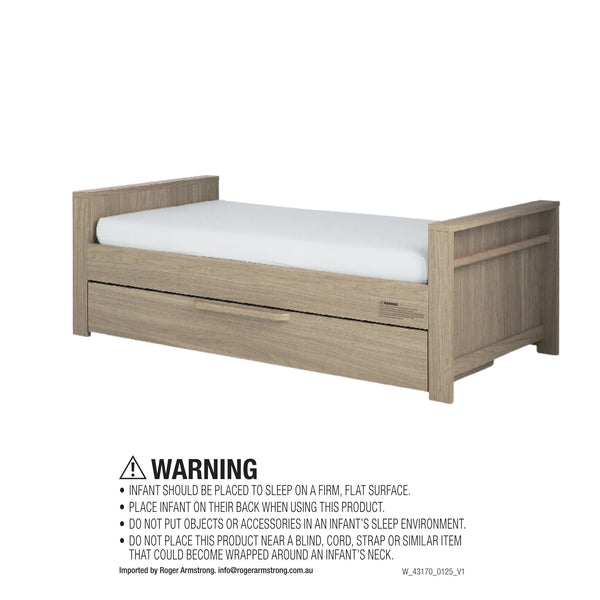 Mamas & Papas Franklin Cot - Light Oak