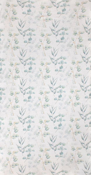 Cocoon Fitted Cot Sheet - Green Leaves