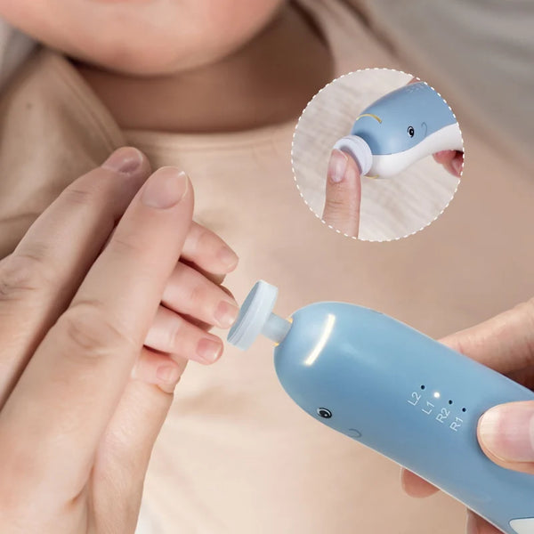 Haakaa Friendly Whale Nail Care Set - Harbour Blue