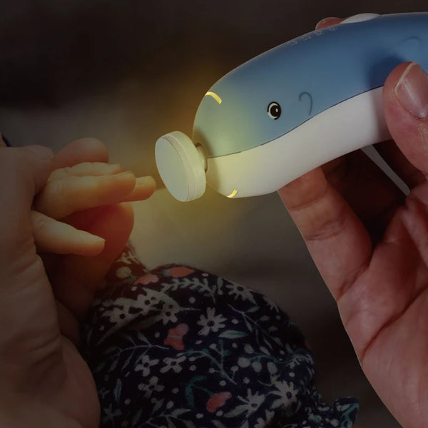Haakaa Friendly Whale Nail Care Set - Harbour Blue