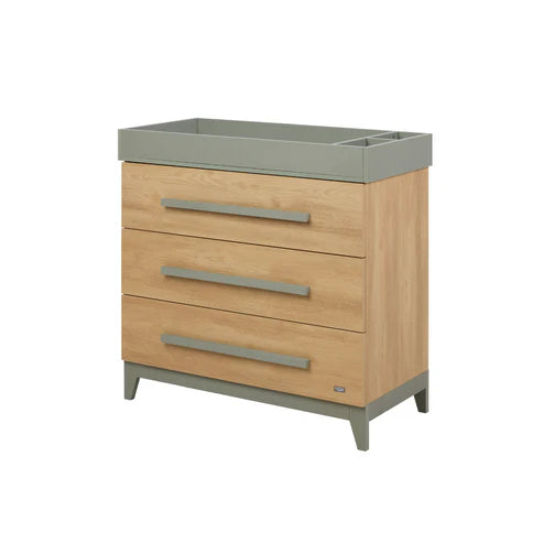 Il Tutto Hallee Chest Changer - Sage Weave & Golden Oak