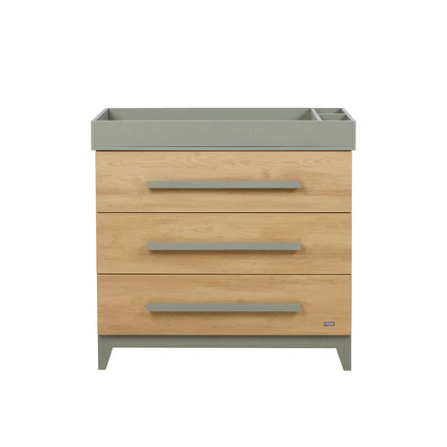 Il Tutto Hallee Chest Changer - Sage Weave & Golden Oak