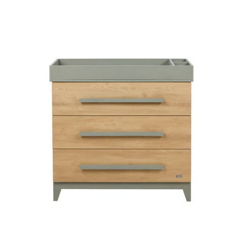 Il Tutto Hallee Chest Changer - Sage Weave & Golden Oak