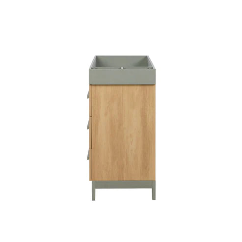 Il Tutto Hallee Chest Changer - Sage Weave & Golden Oak