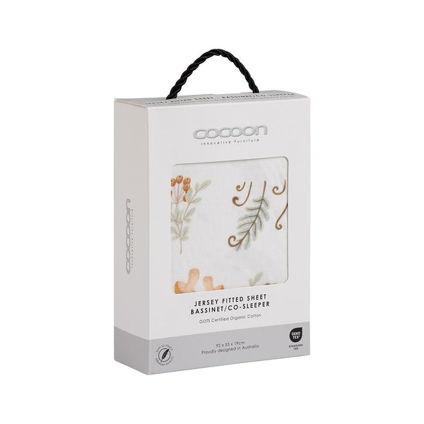 Cocoon Fitted Bassinet Sheet - Hedgehog