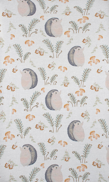 Cocoon Fitted Bassinet Sheet - Hedgehog