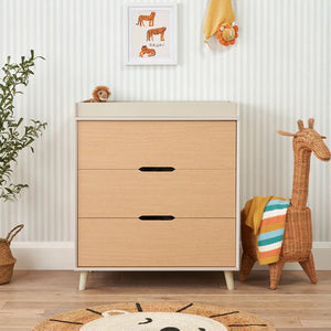 Il Tutto Hygge Chest with Changer - Light Oak & White Sand