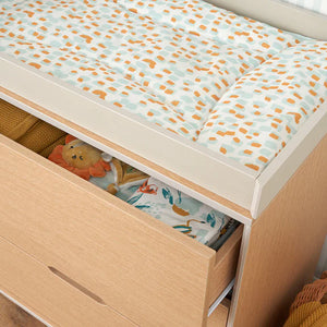Il Tutto Hygge Chest with Changer - Light Oak & White Sand (ex display)