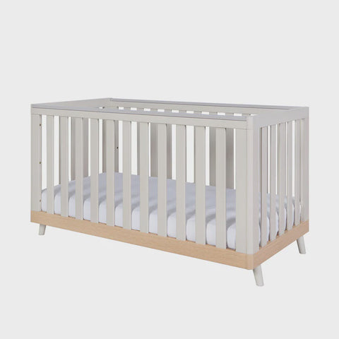 Il Tutto Hygge Cot - Light Oak & White Sand