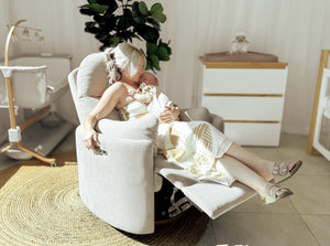 Babyhood Firenza Electric Glider Chair - Latte