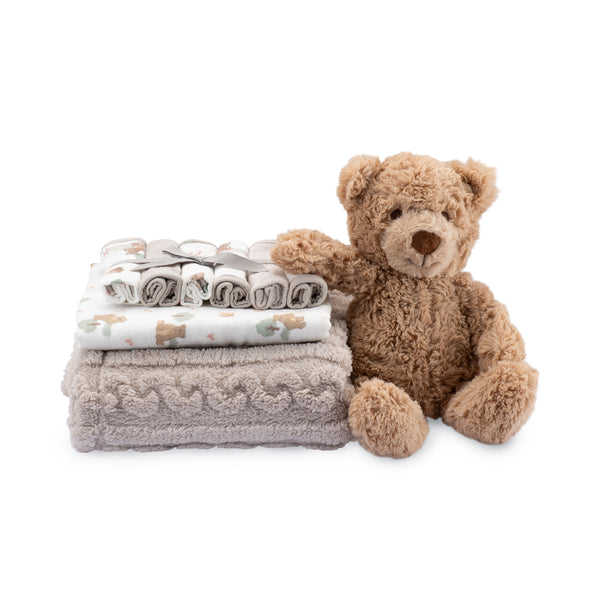 Little Linen Boxed Baby Gift Set - Willow Bear