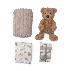Little Linen Boxed Baby Gift Set - Willow Bear
