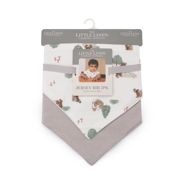 The Little Linen Co Baby Bibs - Willow Bear