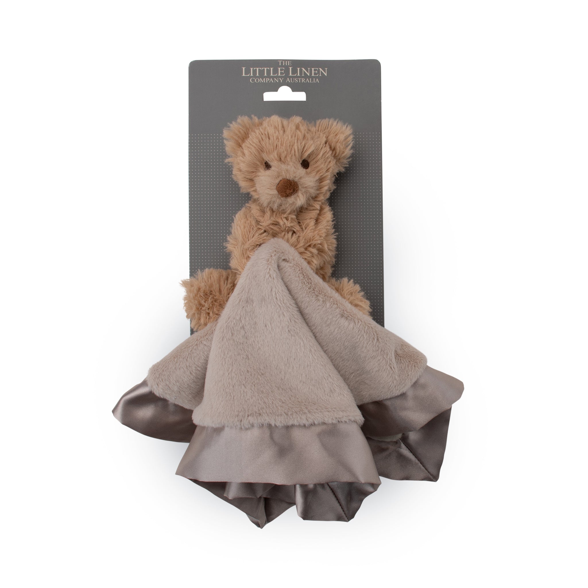 Little Linen Baby Comforter / Security Blanket - Willow Bear