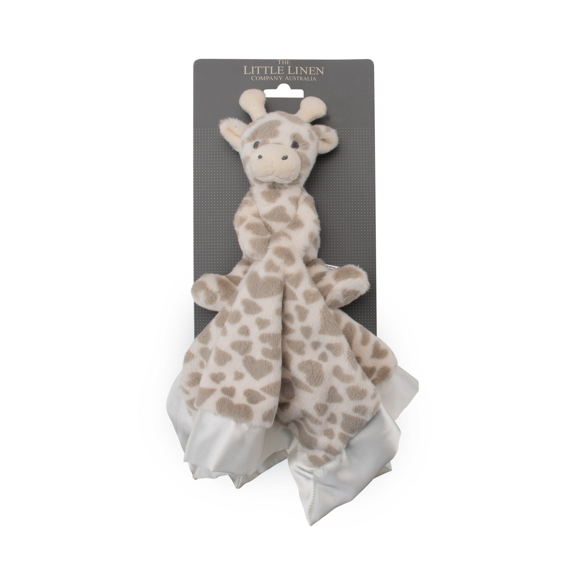 Little Linen Baby Comforter / Security Blanket - Savanna Giraffe
